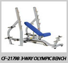 CF-2179B 3-Way Olympic Bench