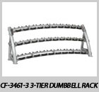 CF-3461-3 3-Tier Dumbbell Rack