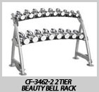 CF-3462-2 2 Tier Beauty Bell Rack