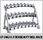 CF-3462-3 3-Tier Beauty Bell Rack